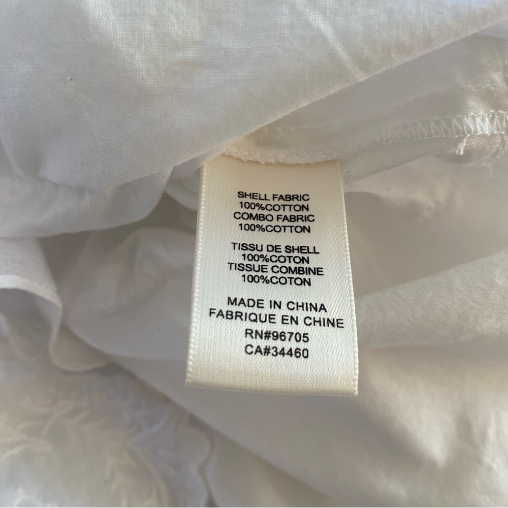 Rebecca Taylor La Vie White Mireille Embroidered Tiered Midi Dress Snall - Picture 10 of 16